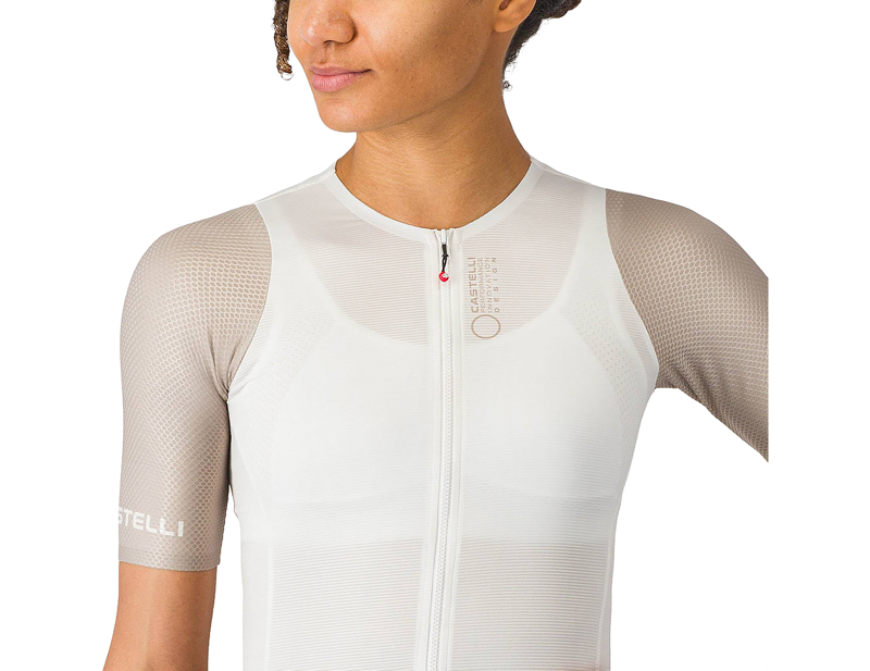 Castelli Corretto Women's Jersey in Ivory/Clay-3