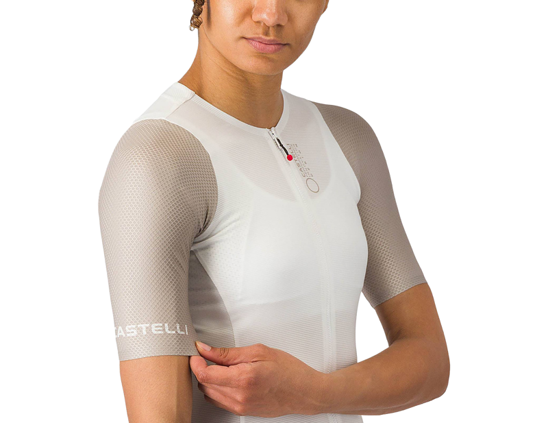 Castelli Corretto Women's Jersey in Ivory/Clay-2