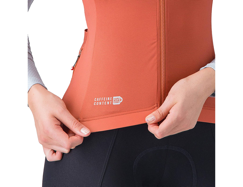 Castelli Corretto Women's Long Sleeve Jersey in Paprika/Winter Sky-2