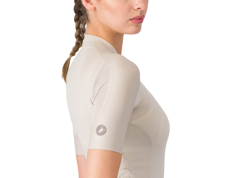 Castelli Espresso 2 Women's Short Sleeve Jersey in Silver Moon-4