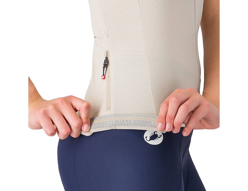 Castelli Espresso 2 Women's Short Sleeve Jersey in Silver Moon-6