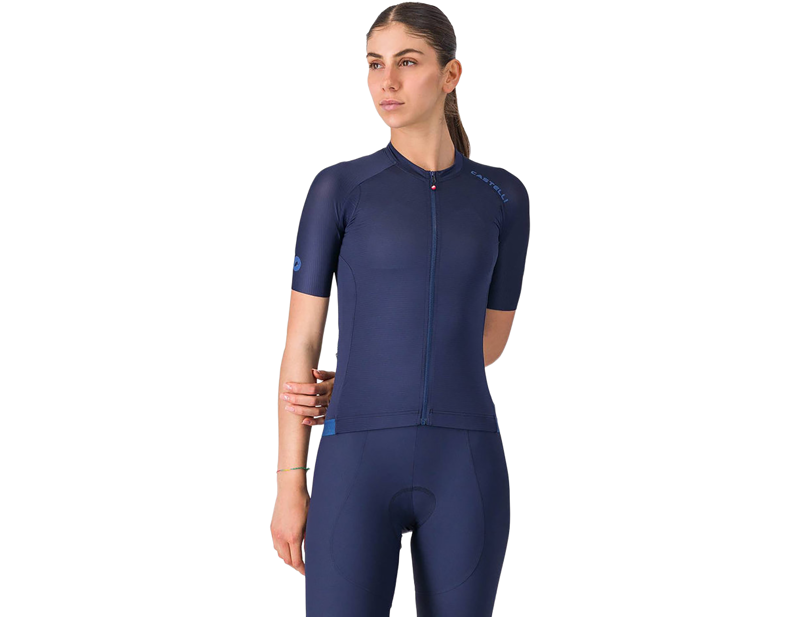 Castelli Espresso 2 Women's Short Sleeve Jersey in Belgian Blue
