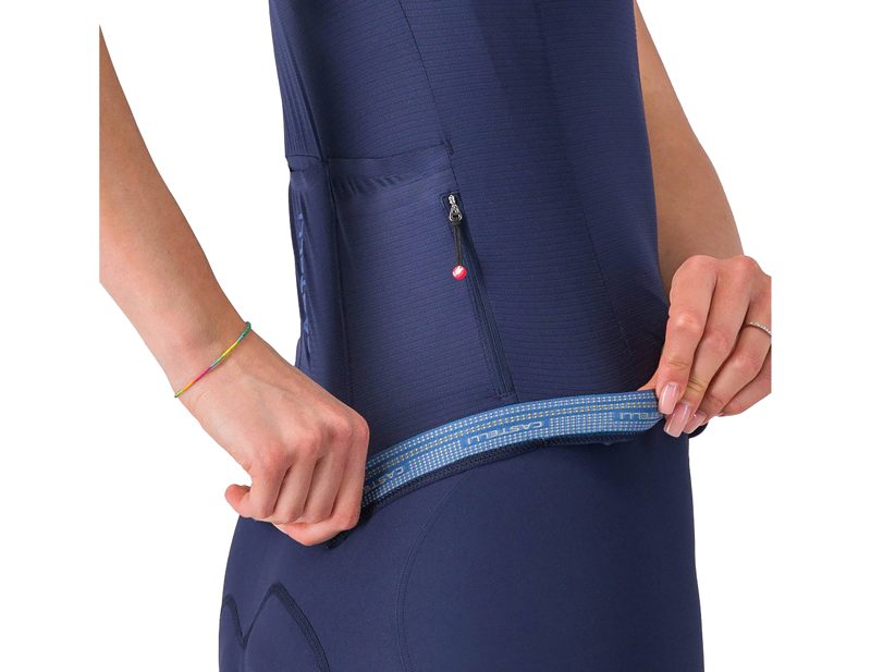 Castelli Espresso 2 Women's Short Sleeve Jersey in Belgian Blue-5