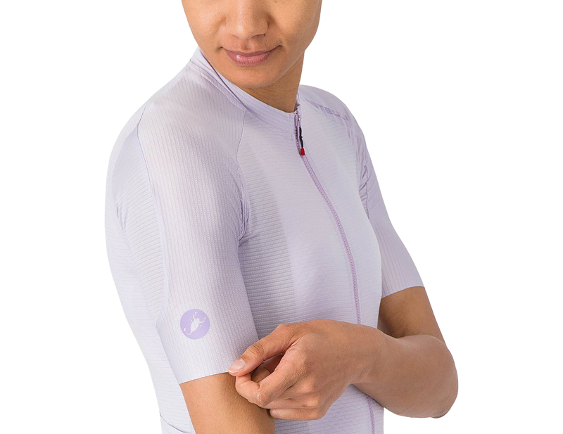 Castelli Espresso 2 Women's Short Sleeve Jersey in Purple Mist-2