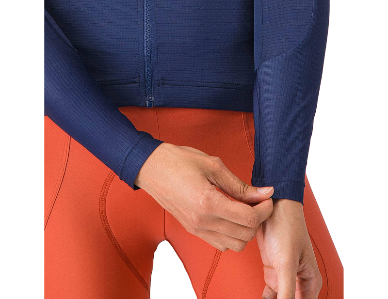 Castelli Espresso 2 Women's Long Sleeve Jersey in Belgian Blue-2