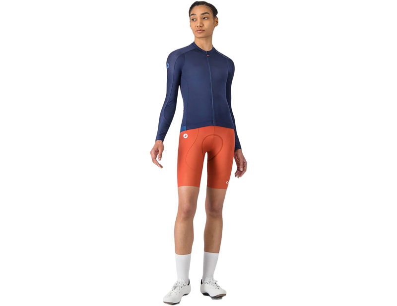 Castelli Espresso 2 Women's Long Sleeve Jersey in Belgian Blue-5