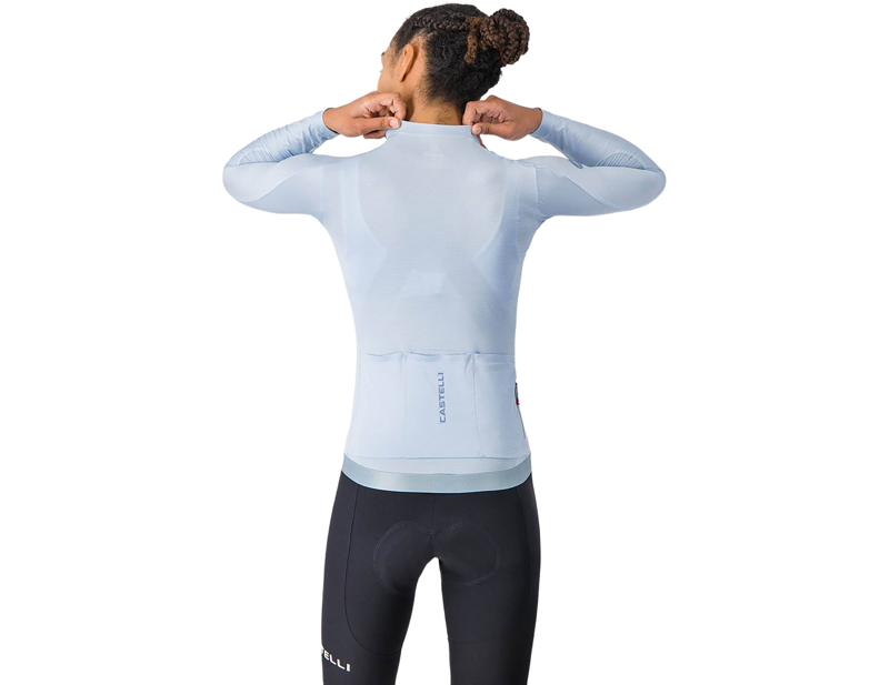 Castelli Espresso 2 Women's Long Sleeve Jersey in Winter Sky-1