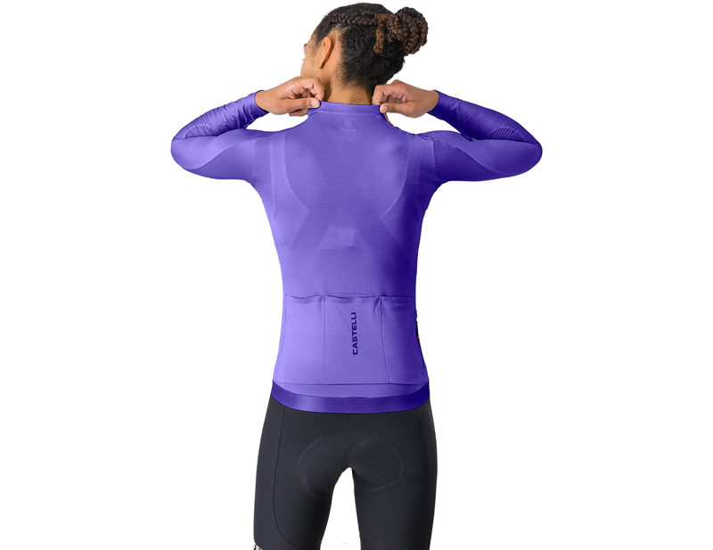 Castelli Espresso 2 Women's Long Sleeve Jersey in Ultraviolet-1