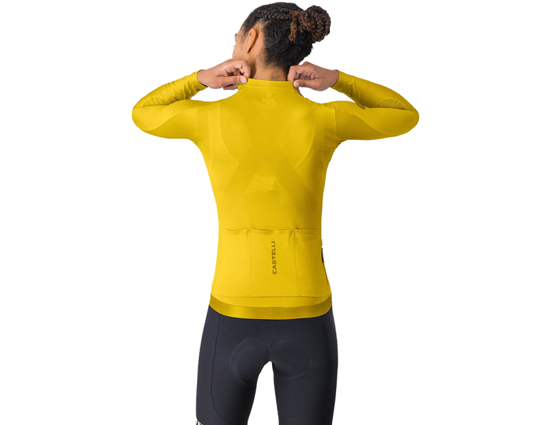 Castelli Espresso 2 Women's Long Sleeve Jersey in Mango Mojito-1