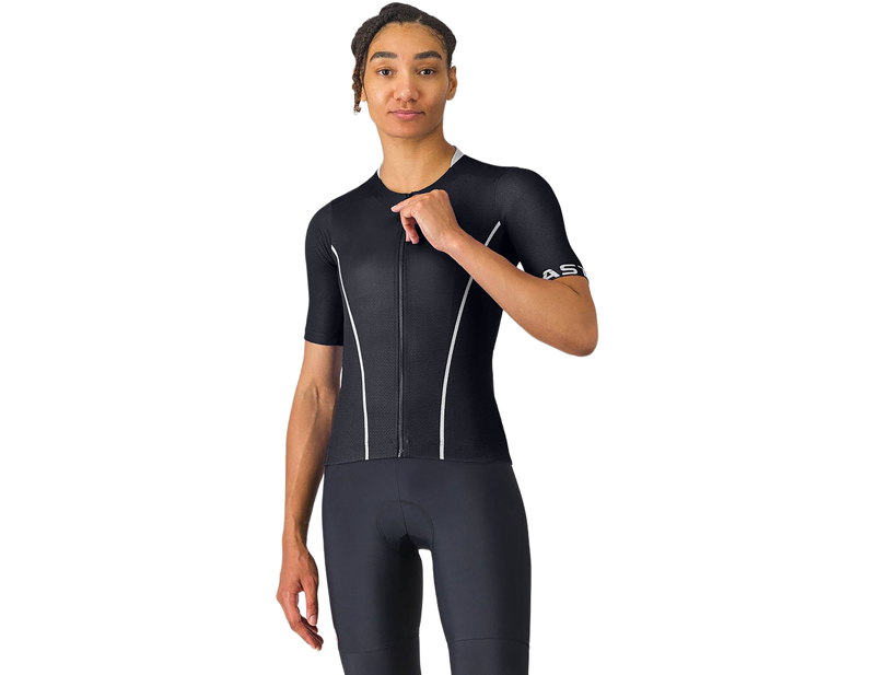 Castelli Anima Flow Women's Jersey in Black/White