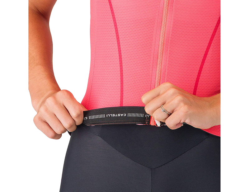 Castelli Anima Flow Women's Jersey in Brilliant Pink/Hibiscus-3