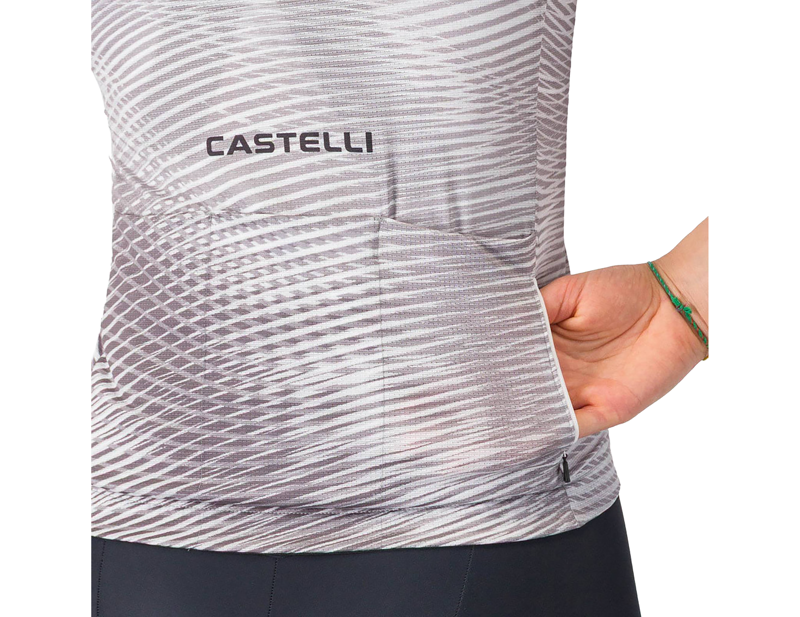 Castelli Cosmic Vortex Women's Jersey in Grey-2