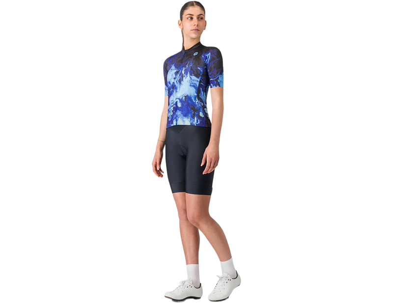 Castelli Cosmic Vortex Women's Jersey in Multicolour Violet Blue-6
