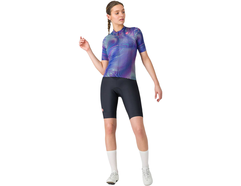 Castelli Cosmic Vortex Women's Jersey in Multicolour Ultraviolet Rose-5