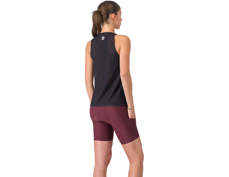 Castelli Comfort Travel Women's Shorts in Deep Bordeaux-1