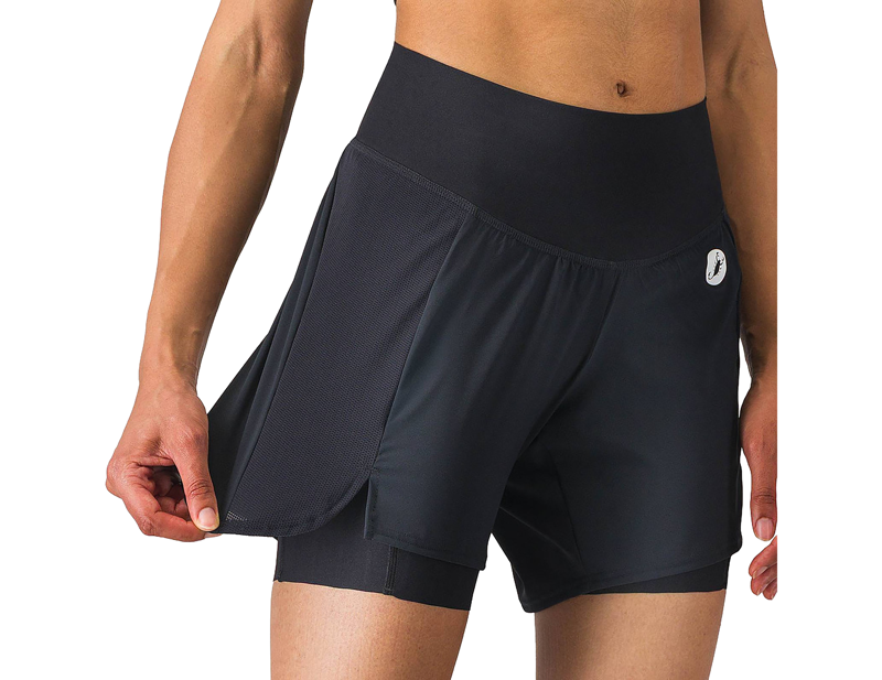 Castelli Movement Travel Women's Shorts in Black-2