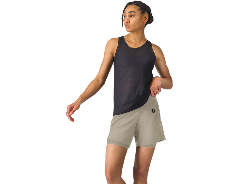 Castelli Movement Travel Women's Shorts in Silver Moon