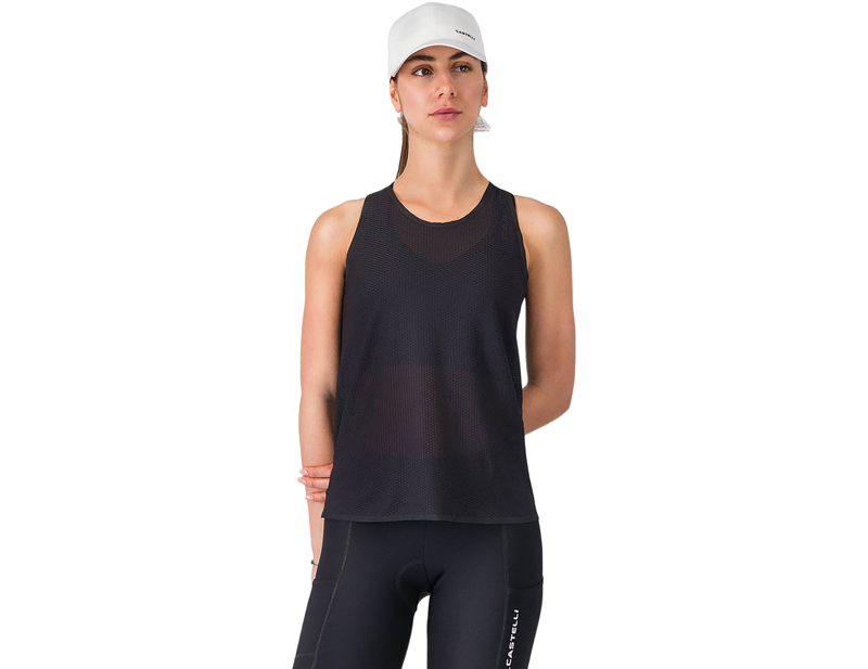 Castelli Comfort Travel Women's Mesh Top in Black
