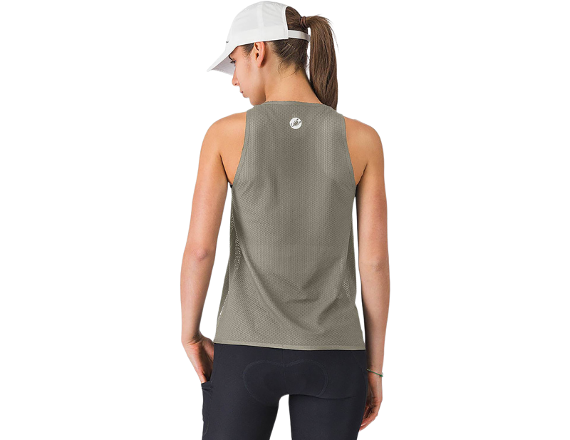 Castelli Comfort Travel Women's Mesh Top in Silver Moon-1