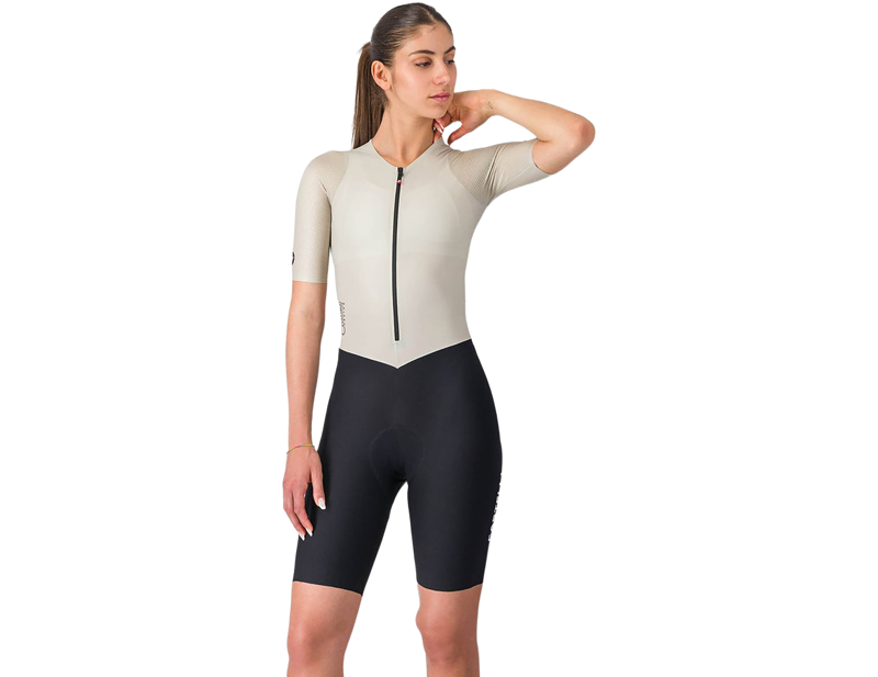 Castelli Movement Women's Suit in Silver Moon/Black
