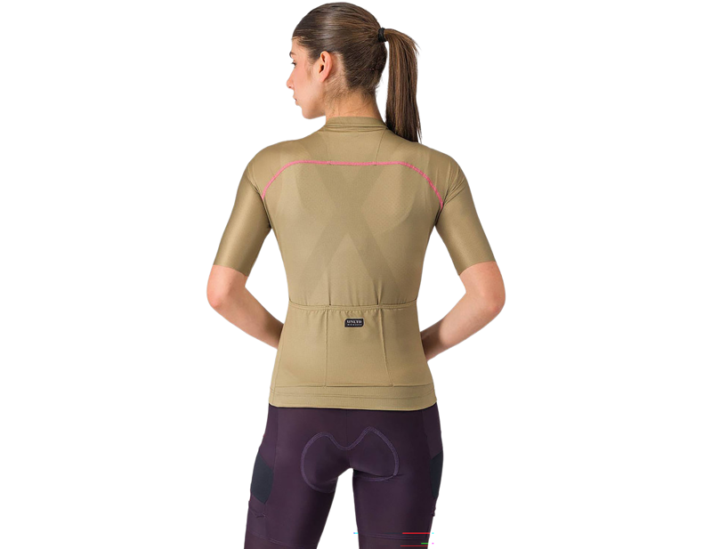 Castelli Unlimited 2 Women's Short Sleeve Jersey in Elmwood/Rosa Giro/Light Pink-1