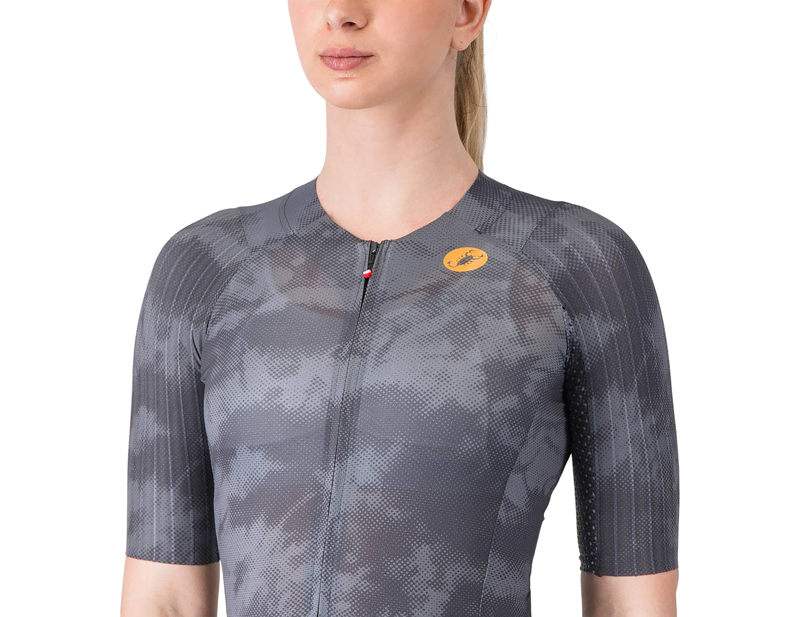Castelli Aero Race 8S Women's Jersey in Dark Grey-3