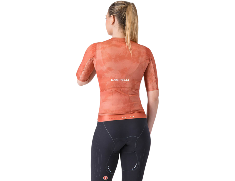 Castelli Aero Race 8S Women's Jersey in Paprika-1
