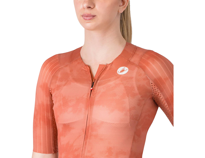 Castelli Aero Race 8S Women's Jersey in Paprika-4
