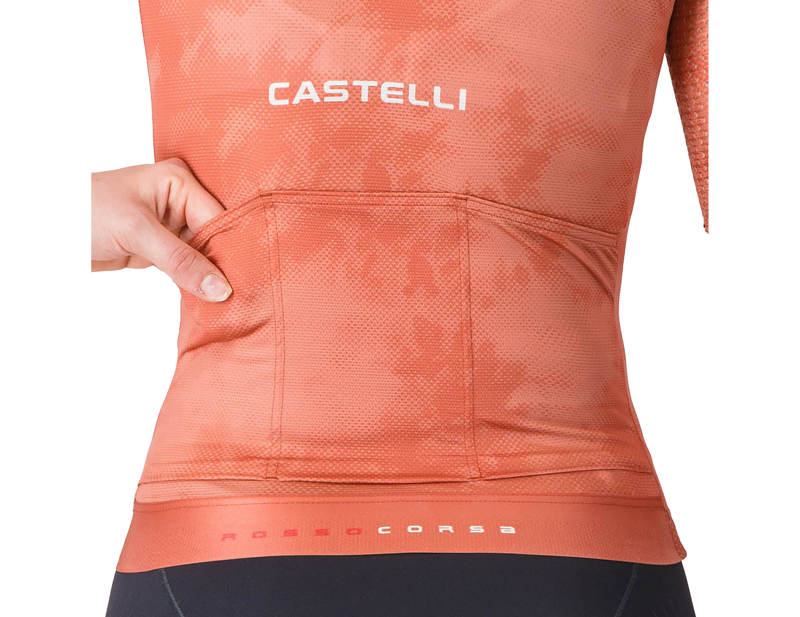 Castelli Aero Race 8S Women's Jersey in Paprika-3