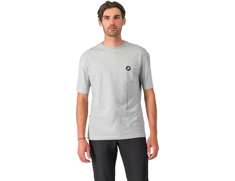 Castelli Innovation Logo T-Shirt in Melange Grey