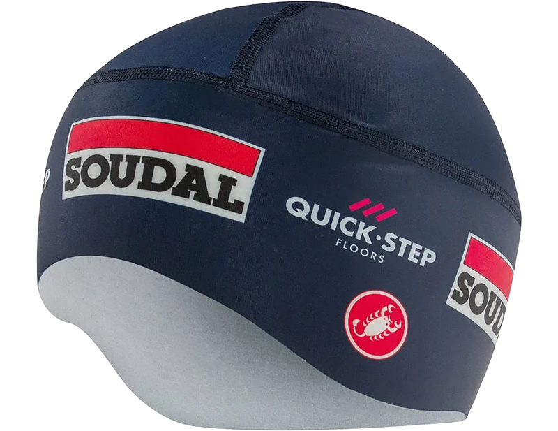 Castelli Soudal Quick-Step Pro Thermal Skully in Belgian Blue