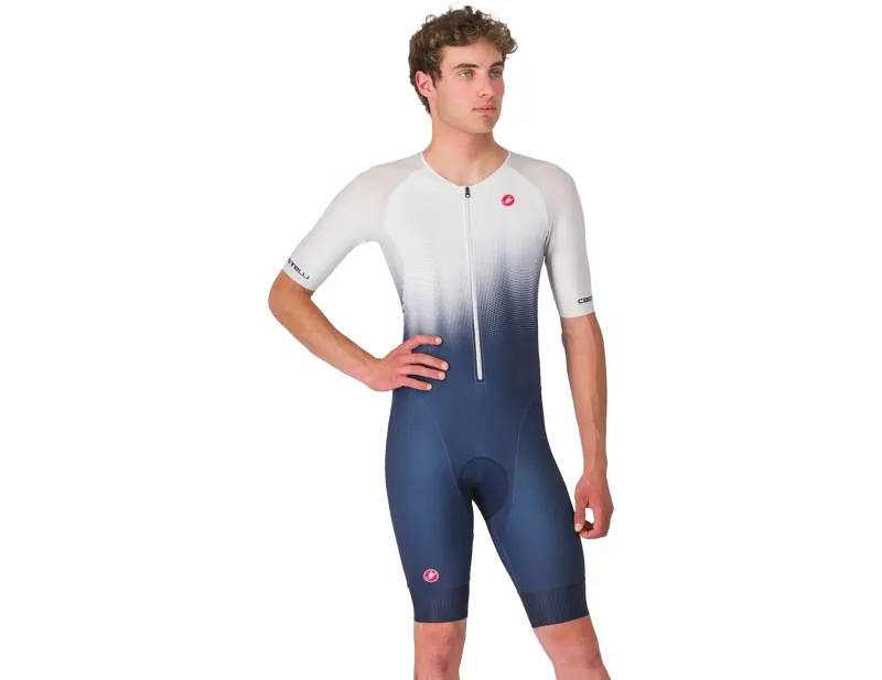 Castelli Core Tri Suit in Belgian Blue/White