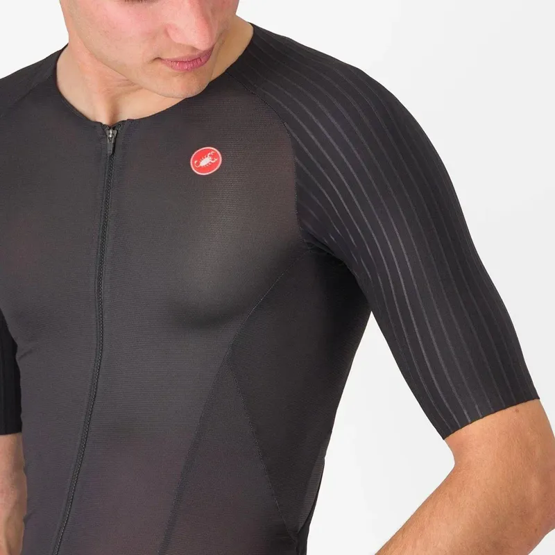 Castelli Free Speed 3 Short Sleeve Race Top in Black-2