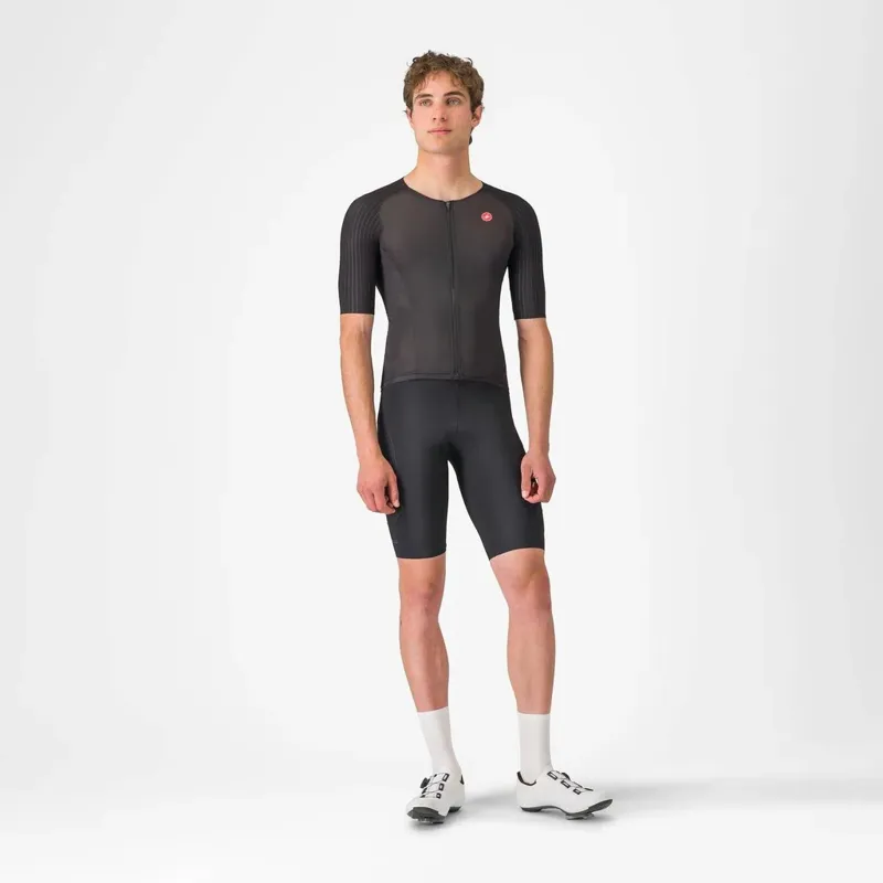 Castelli Free Speed 3 Short Sleeve Race Top in Black-6