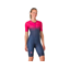 Castelli Core Tri Women's Short Sleeve Suit in Belgian Blue/Bright Rose