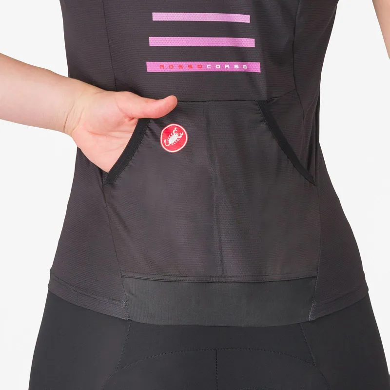 Castelli Free Speed 3 Womens Top in Black-3