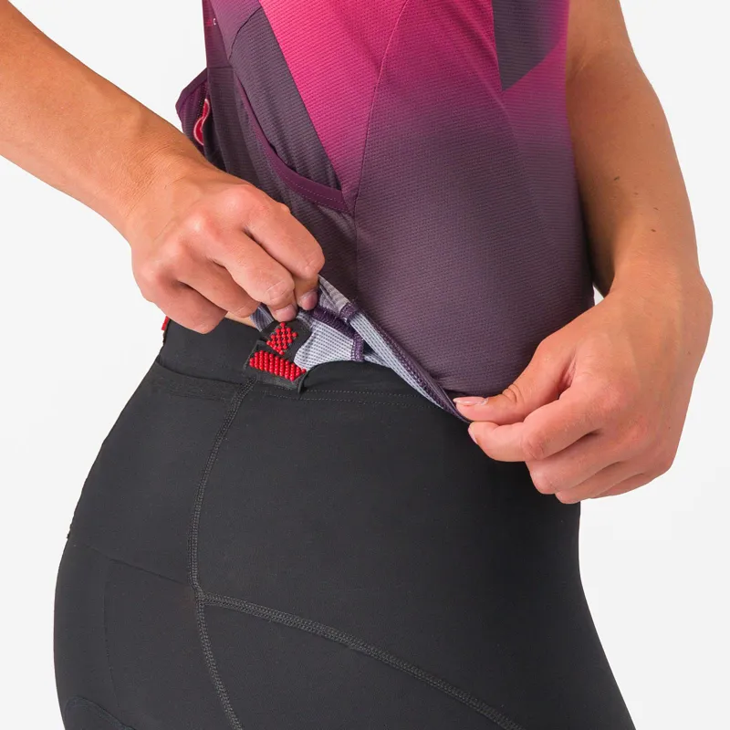 Castelli Free Speed 3 Womens Top in Dark Night Shade/Vivid Orange/Bright Rose-4