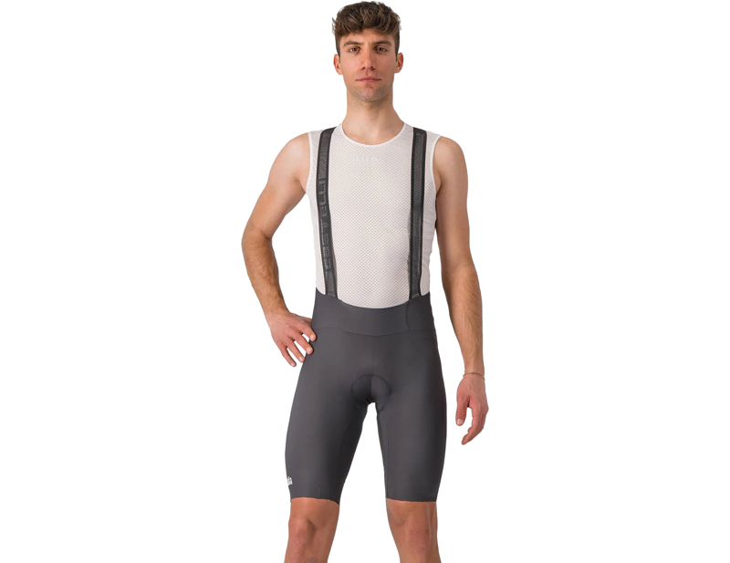 Castelli Giro Trofeo Bib Shorts in Dark Grey