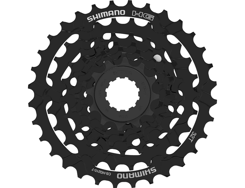 Balfes Bikes Shimano Tourney CS-HG210 7-speed cassette 12 - 32T | Free postage over £30, £10 off first order, price match & 0% finance.
