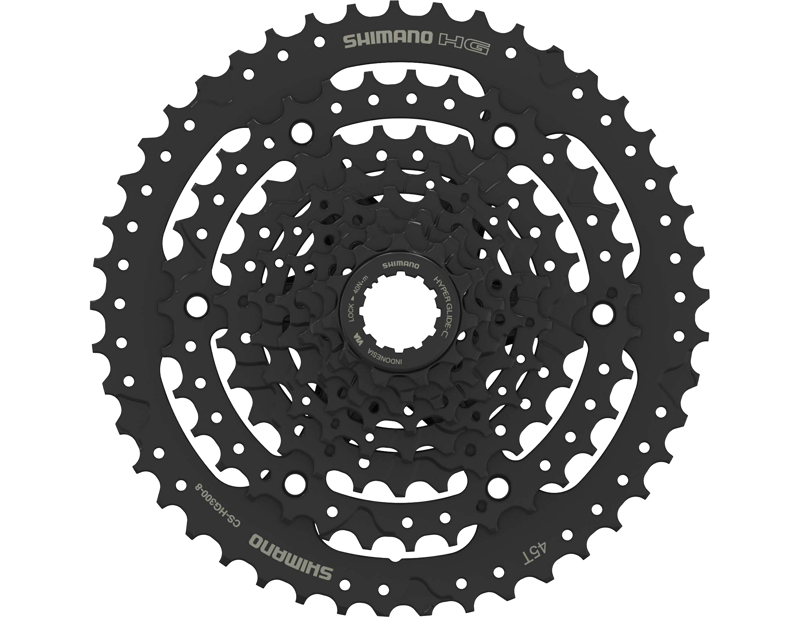 Balfes Bikes Shimano CS-HG300 8-speed cassette 11 - 45T | Free postage over £30, £10 off first order, price match & 0% finance.
