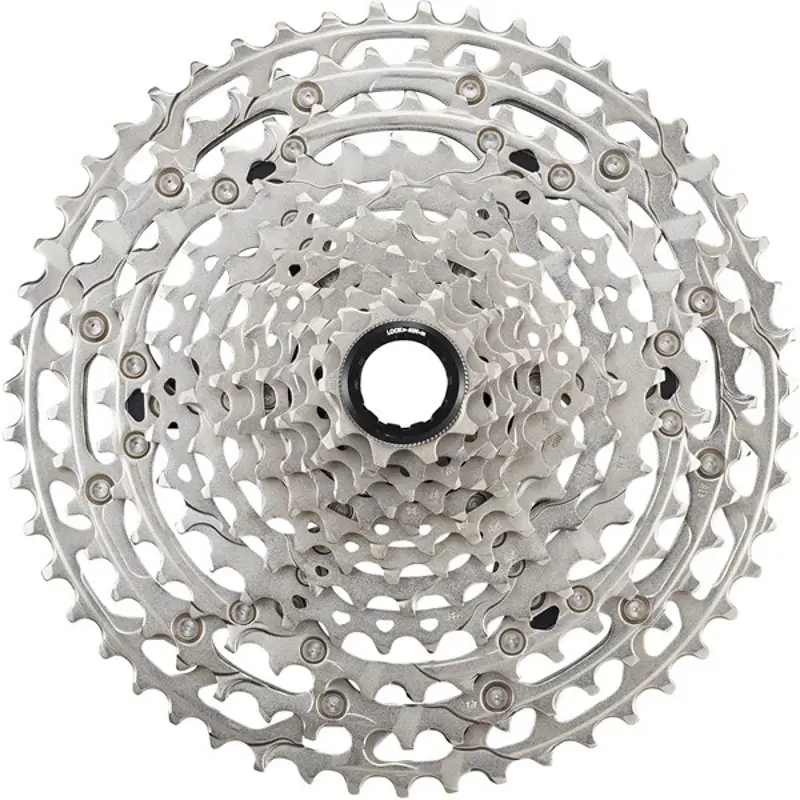Balfes Bikes Shimano Deore M6100 12sp 10-51T Cassette in Silver/Black | Free postage over £30, £10 off first order, price match & 0% finance.