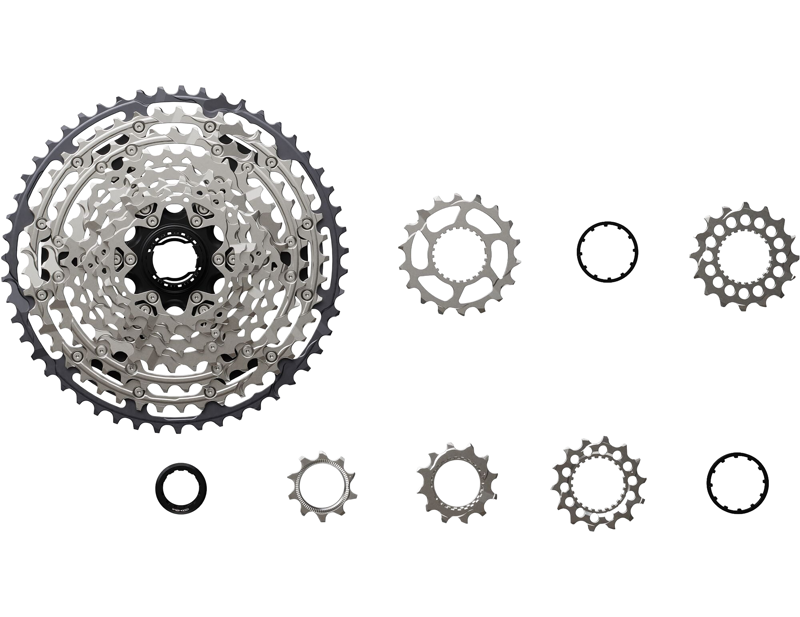 Shimano Deore CS-M7200 12-Speed Cassette 10 - 51T in Silver-3