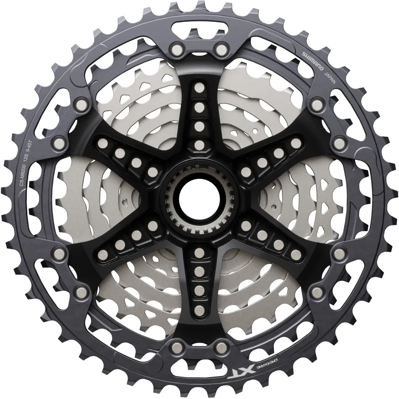 Shimano CS-M8200 XT 12-speed cassette 9 - 45T in Silver-3