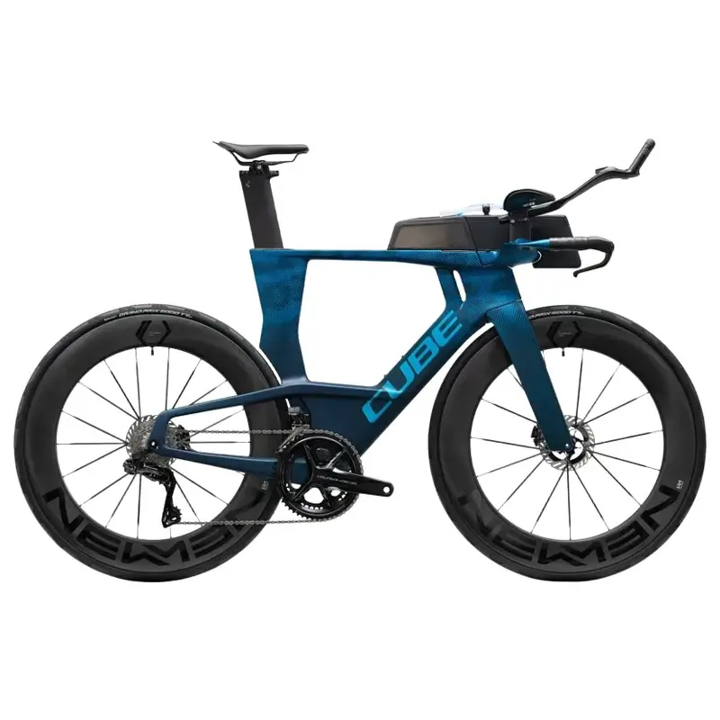 Balfes Bikes Cube Aerium C:68X SLT 2027 in Liquidbluegrid/Chrome | Free postage over £30, £10 off first order, price match & 0% finance.