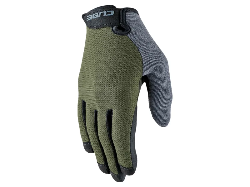 Cube CMPT Comfort Long Gloves in Reed Green