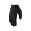 Cube Gravity Long Finger Gloves in Black