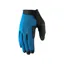 Cube Gravity Long Finger Gloves in Blue