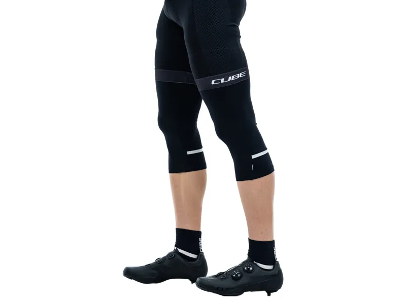 Cube Knee Warmers in Black-1