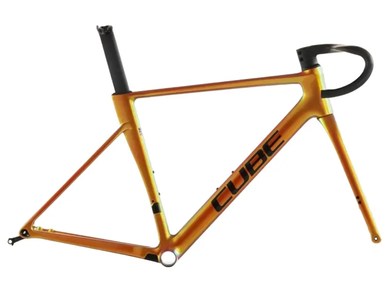 Cube Litening Air C:68X Frameset 2026 in Glowingorange/Black