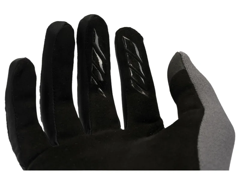 Cube Race Long Finger Gloves in Black-3